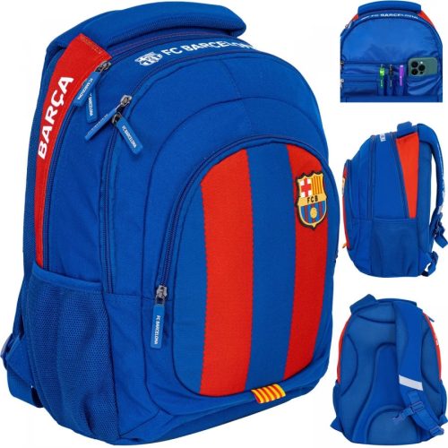  Astra school backpack with multiple compartments red tones, blue tones 20 l