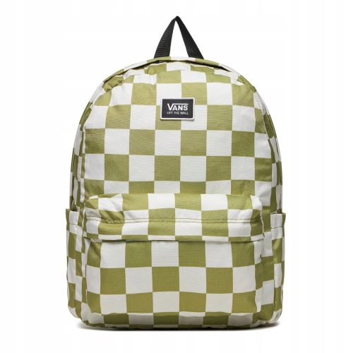  VANS Multi-Compartment School Backpack, White, Green Shades, 22 Years Old