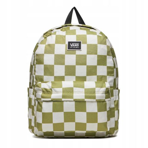  VANS Multi-Compartment School Backpack, White, Green Shades, 22 Years Old