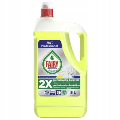  Fairy Lemon dishwashing liquid 5L efficient