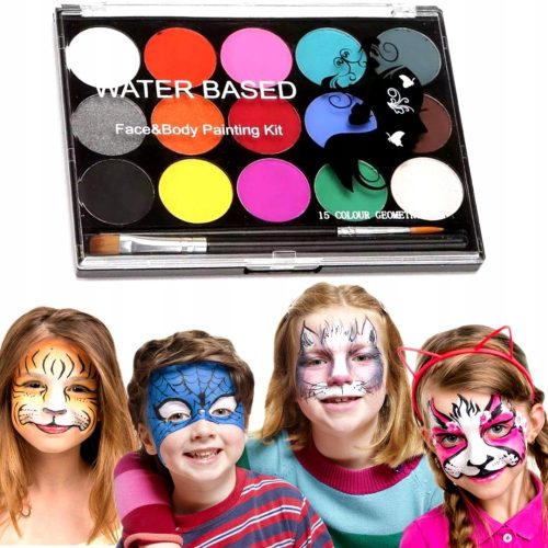  Body Art Face Paints 15 pcs.