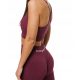  Women's sports leggings high waist allure Carpatree S burgundy