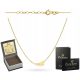  GOLD WING NECKLACE 585 ENGRAVING