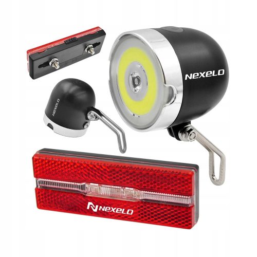  Nexelo Bicycle Light Battery + Nexelo Bicycle Light Battery Rear Trunk Lamp Battery