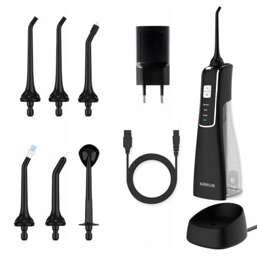  Wireless charging station for dental irrigators