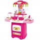  CHILDREN'S KITCHEN PINK LIGHT SOUND ACCESSORIES POTS