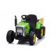  Battery-powered vehicle Tractor with trailer and remote control BLOW green XMX-611