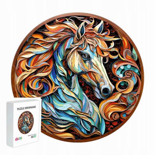  WOODEN PUZZLE FOR ADULTS CHILDREN 145 PIECES HORSE GIFT FOR CHILDREN