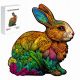  WOODEN PUZZLE FOR ADULTS CHILDREN102 PIECES RABBIT GIFT FOR CHILDREN