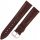  DILOY 424 - Crocodile - 20mm - DARK BROWN - Leather watch strap