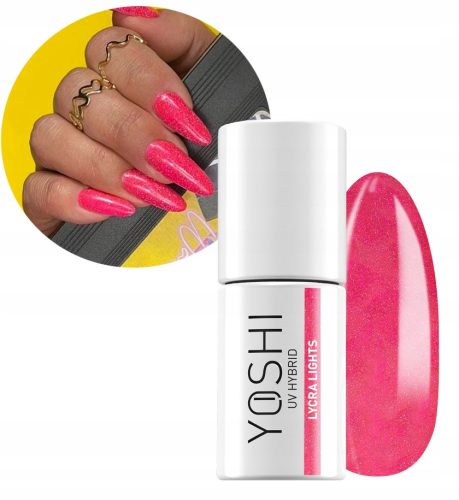  YOSHI HYBRID NAIL POLISH WITH FLASH EFFECT REFLECTIVE 014 LYCRA LIGHTS 6 ml