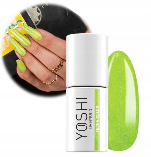  YOSHI HYBRID NAIL POLISH WITH FLASH EFFECT REFLECTIVE 020 TECHNICOLOR 6 ml