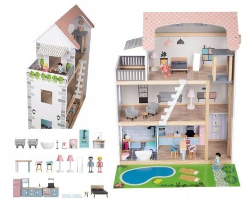  PLAYTIVE Dollhouse 80 cm