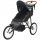  RUNNING STROLLER LARGE WHEELS TRICYCLE JOGGER UP TO 22 KG BLACK BABYTROL