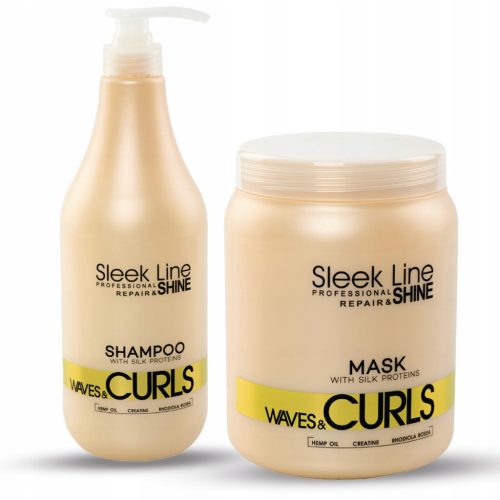  STAPIZ Waves&Curls Shampoo + Mask for curly, wavy hair 1000 ml