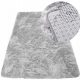  PLUSH CARPET, BEAR, PLUSH, LIGHT GREY, 164x120, NON-SLIP