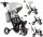  5-in-1 TRICYCLE - MoMi INVIDIA NAVY BLUE - 360° ROTARY BASKET BAG