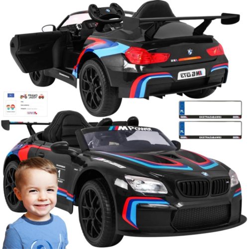  BATTERY POWERED CAR FOR CHILDREN BMW M6 GT3 Black