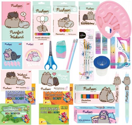 Pastel + Pusheen XXL school equipment