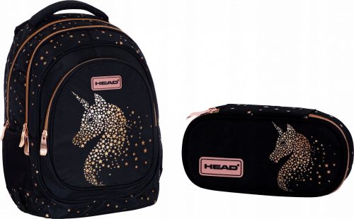 Head Backpack Unicorn School Bag Unicorn + Head Pencil Case