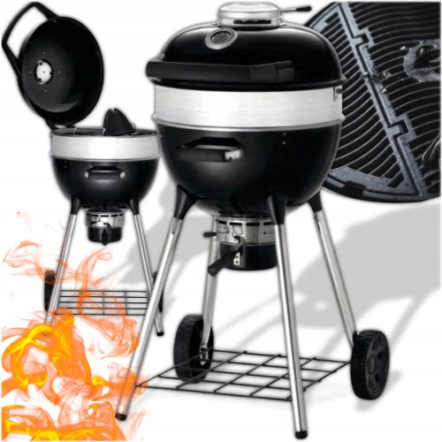  NAPOLEON PRO18K BALL CHARCOAL GRILL BLACK DIAMETER 45 CM CAST IRON GRATE