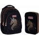  Head Backpack Unicorn Schoolbag Unicorn + double extendable pencil case Head