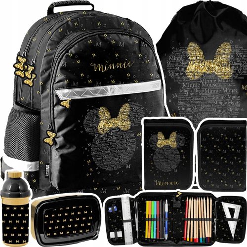  School backpack with multiple compartments Paso Black, yellow and gold tones, multicolored 19 l + 4 more products