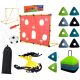  Gymnastics sports animation set kindergarten school 14 elements + football goal accuracy training mat ball