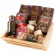 GIFT BASKET tea set box coffee strawberries nuts in chocolate
