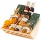  GIFT SET basket box of tea coffee chocolate syrups quince premium