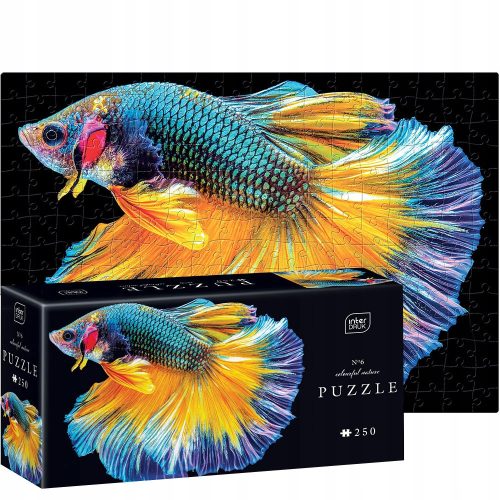  PUZZLE 250 PIECES Colourful FISH Interdruk PUZZLE for ADULTS LARGE