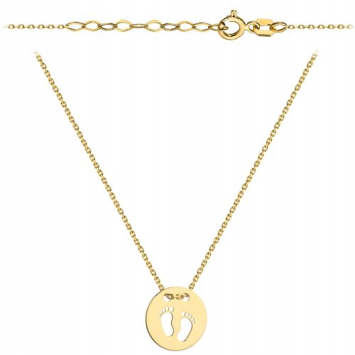  Gold foot necklace FREE ENGRAVING