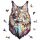  Puzzle WOOD YOU DO 150 pieces DIFFICULT WOODEN PUZZLE Maine Coon cat 150 pieces 5906233044093