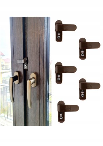  Childproof window lock, steel, sturdy, easy to install