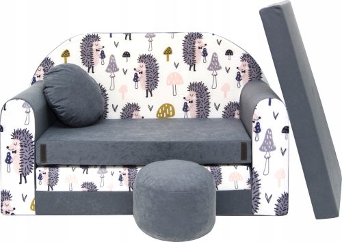  Welox Sofa 2019 100 x 170 cm fabric in shades of grey