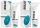 Bioliq Clean Face Wash Gel with Babassu Oil & Silicone Brush 2 x 125 ml