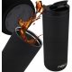  THERMO MUG FOR COFFEE AND TEA, STEEL MIOWI 500 ML BLACK