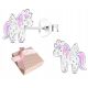  SILVER EARRINGS CHILD GIRL unicorn