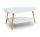  ModernHome Coffee Table Oval Coffee Tables 90 x 67 x 45 cm white