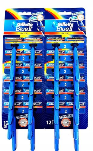  GILLETTE BLUE 2 PLUS RAZOR 24 pieces