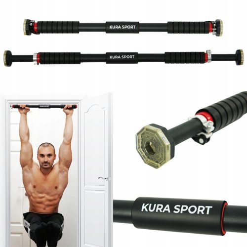  KURA SPORT ADJUSTABLE STEEL PULL-UP BAR