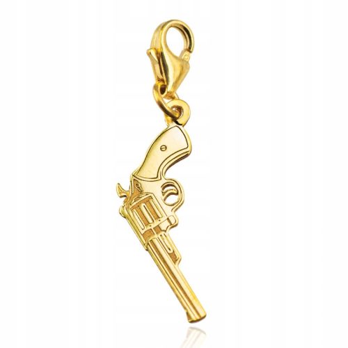  Gold Charm Pistol 585 fineness