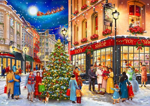  Wooden Puzzle WoodenCity 1000 pieces Christmas Evening