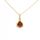  PENDANT silver gold plated PENDANT with AMBER ladybug eye FILM