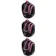 St.Right Girls' Three-Chamber School Backpack with Reflective Safety Features, 20L - Black and Pink