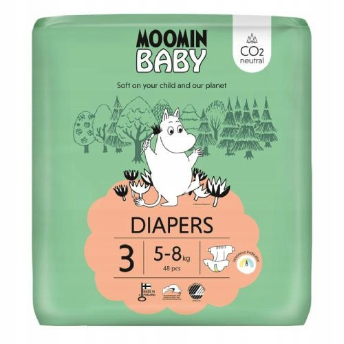  Muumi Moomin Baby Diapers Size 3 48 pcs.