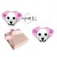  SILVER EARRINGS studs 925 CHILD GIRL dog as a gift