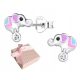  SILVER EARRINGS studs 925 CHILD GIRL elephant as a gift