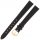  HIRSCH Texas - 12mm - BLACK - Leather watch strap