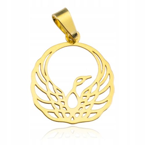  GOLD SWAN PENDANT PR 585